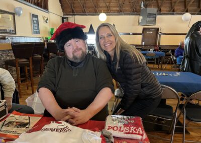 Steven Karcz and Dawn Rodgers at the Pulaski Swap Meet.
