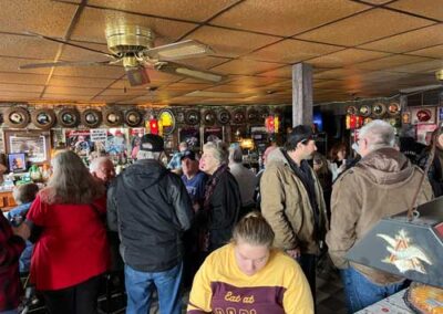 Full house at Wicka's bar in Pulaski Wi.