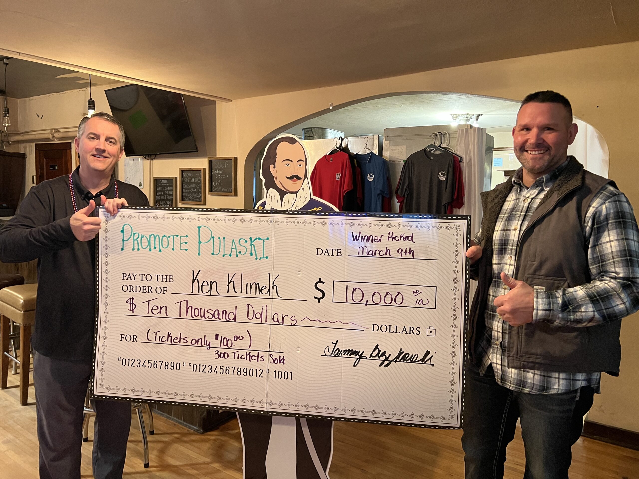 $10,000 Winner Ken Klimek